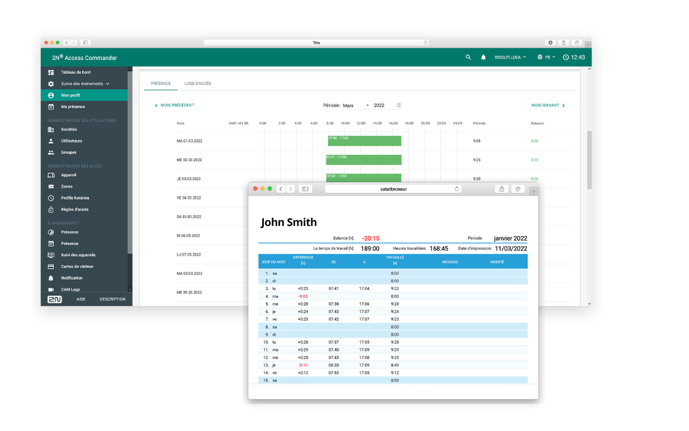 Access control management