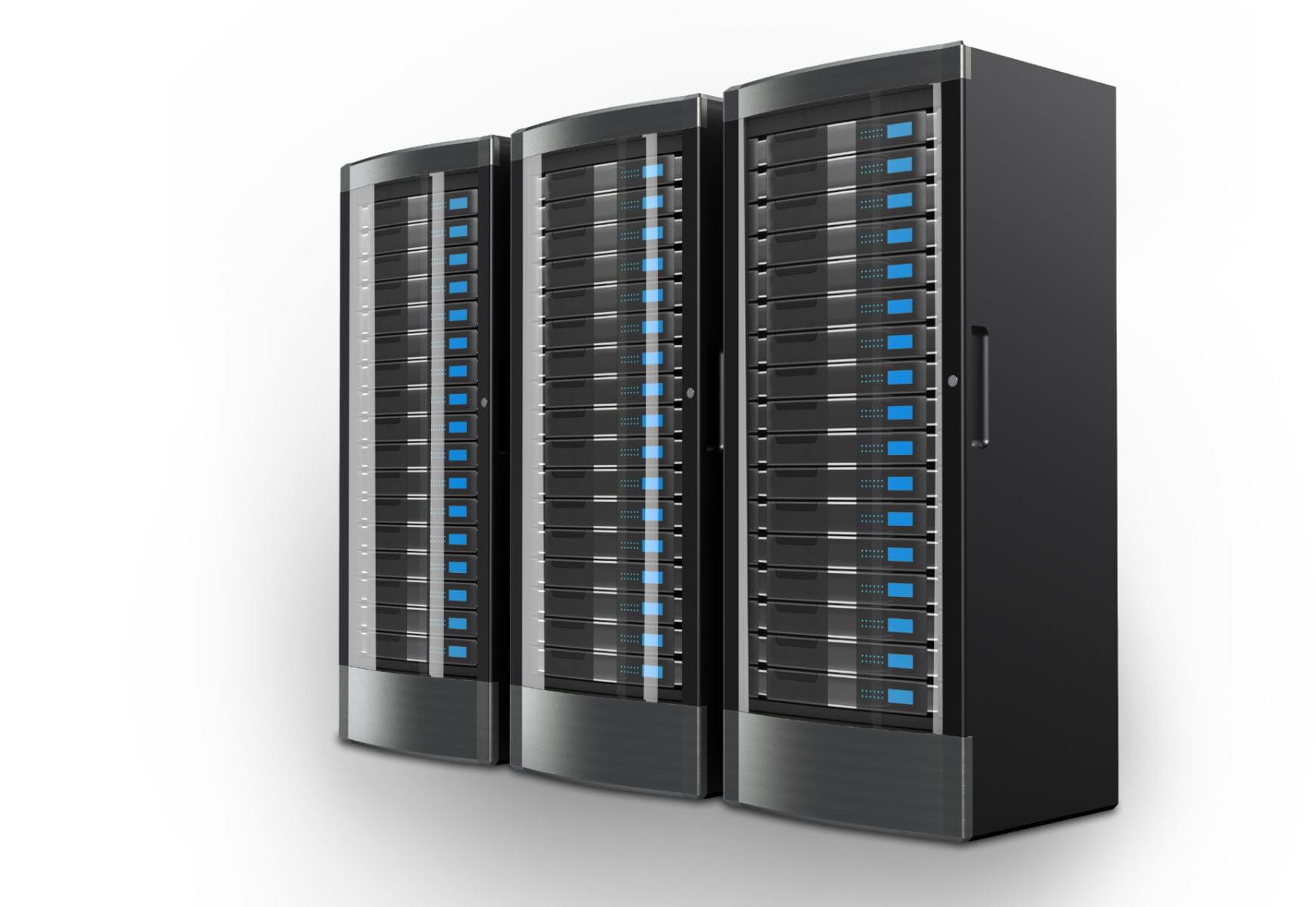 Rack spaces with data